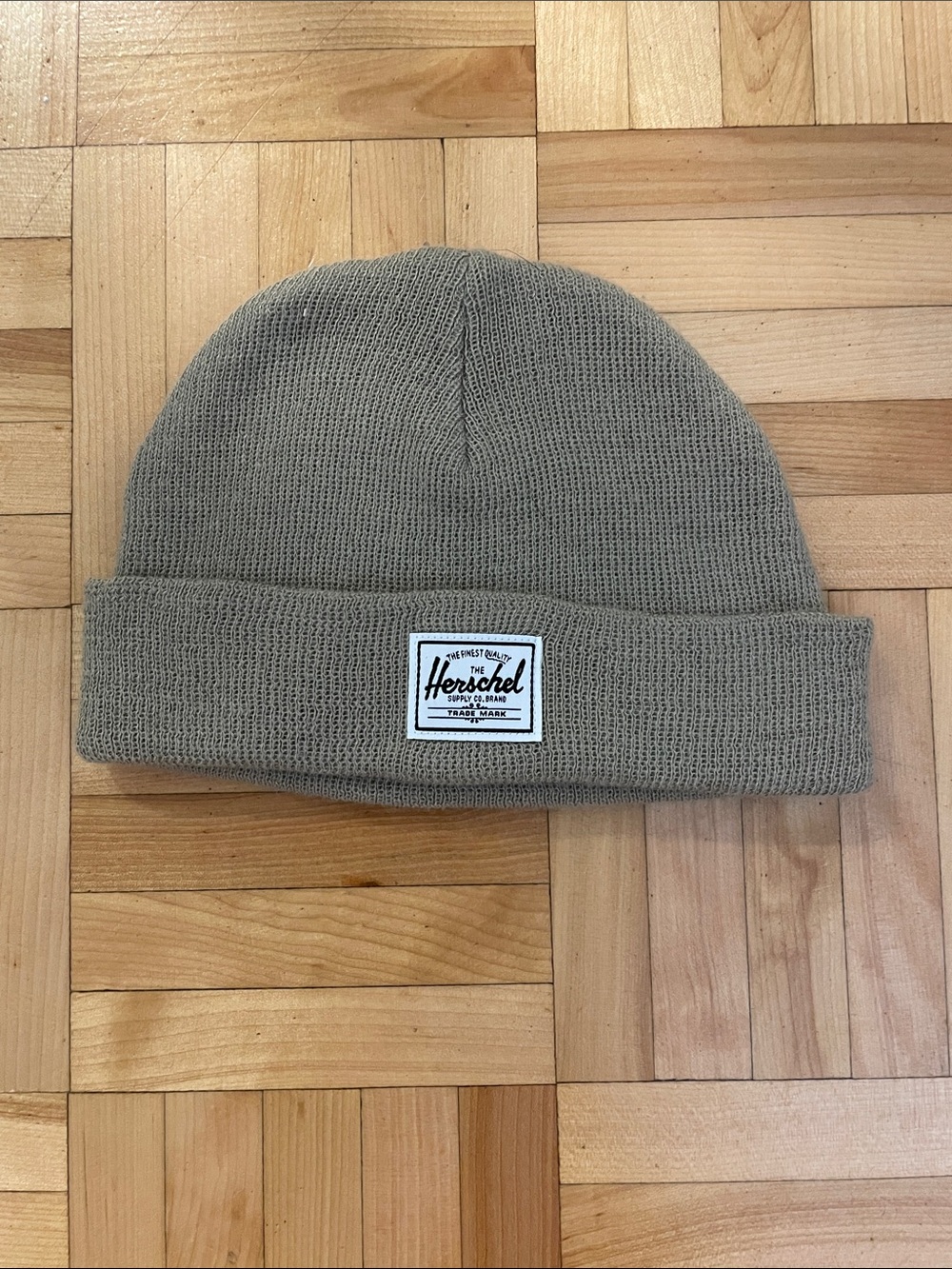 Herschel Kids' Tan Knit Cuffed Beanie